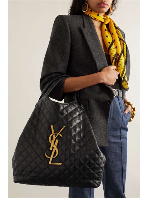 ysl toy leather tote bag|YSL large quilted tote bag.